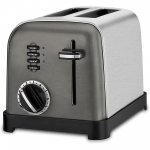 Cuisinart Metal Classic Toaster, 2-Slice, Black Stainless