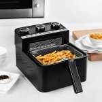 Kalorik 2-in-1 Air and Deep Fryer, Black