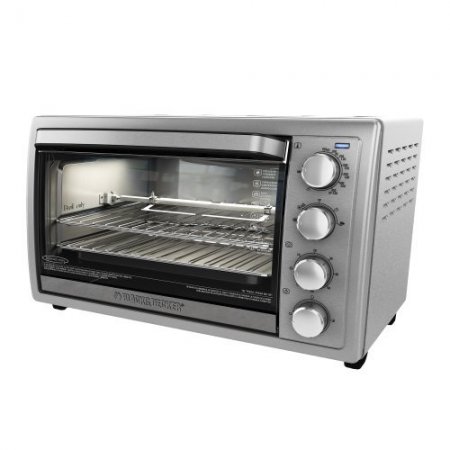 Black & Decker TO4314SSD Rotisserie Convection Countertop Toaster Oven, Silver