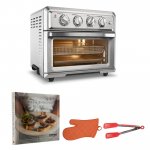 Cuisinart TOA-60 Air Fryer Convection Oven with Cookbook, Oven Mitt, and Flipper Tongs