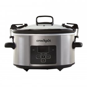Crock-Pot Cook & Carry CPSCVC40LL-S - Slow cooker - 4 qt - stainless steel